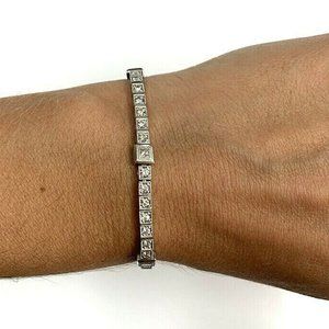 18kt White Gold 1.75ctw Diamond Tennis Bracelet